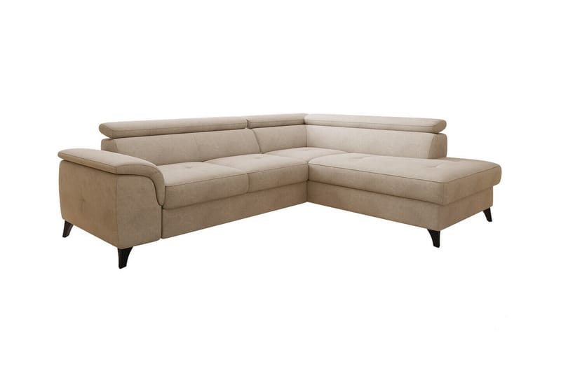 Graystone 4-sits Hörnbäddsoffa Beige - Hörnbäddsoffa - Bäddsoffor