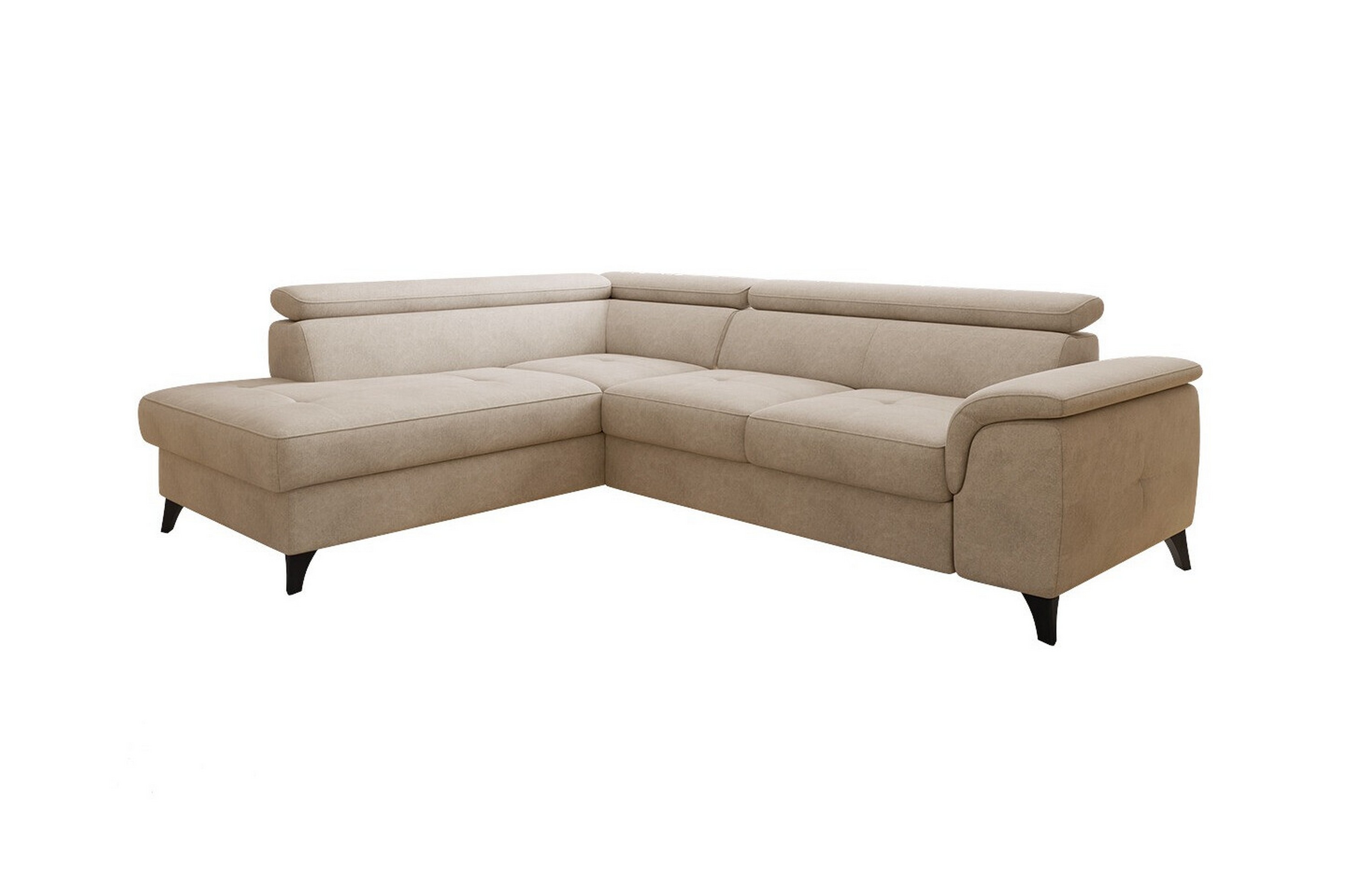 graystone 4-sits hörnbäddsoffa beige -