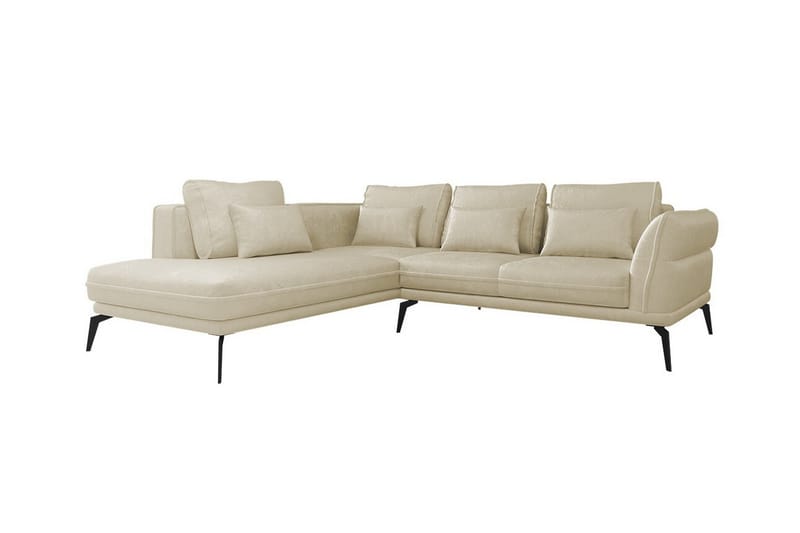 Graystone 4-sits Hörnbäddsoffa Beige/Ljusbeige - Möbler - Vardagsrum - Bäddsoffor - Hörnbäddsoffa