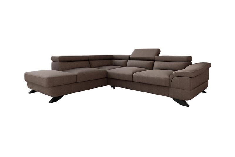 Graystone 4-sits Hörnbäddsoffa Brun - Möbler - Vardagsrum - Bäddsoffor