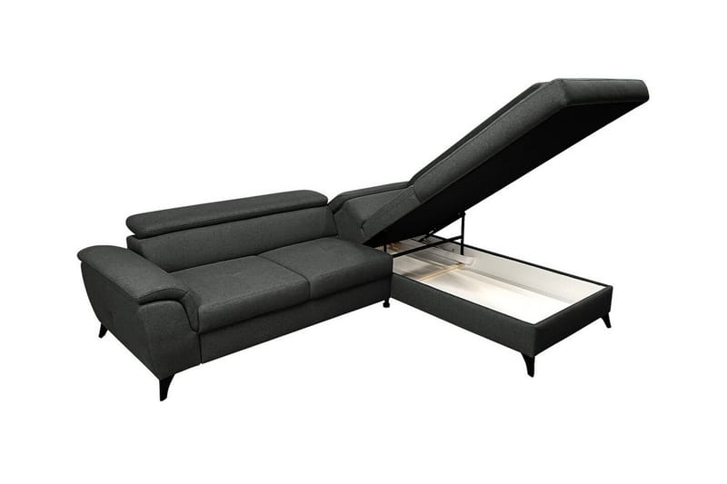 Graystone 4-sits Hörnbäddsoffa Brun/Orange - Möbler - Vardagsrum - Bäddsoffor - Hörnbäddsoffa