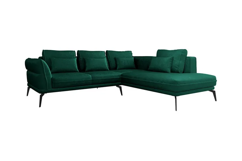 Graystone 4-sits Hörnbäddsoffa Dark green