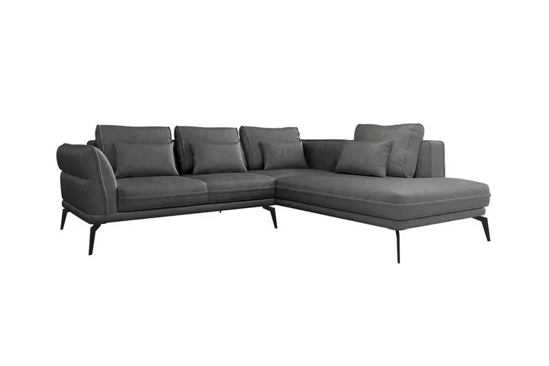 Graystone 4-sits Hörnbäddsoffa Dark grey