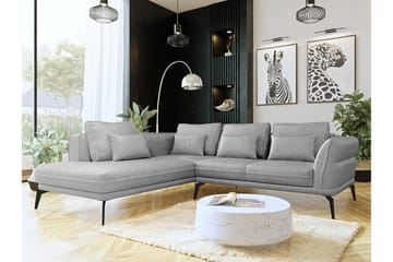 Graystone 4-sits Hörnbäddsoffa Ljusgrå - Möbler - Vardagsrum - Soffor - Divansoffa & schäslong