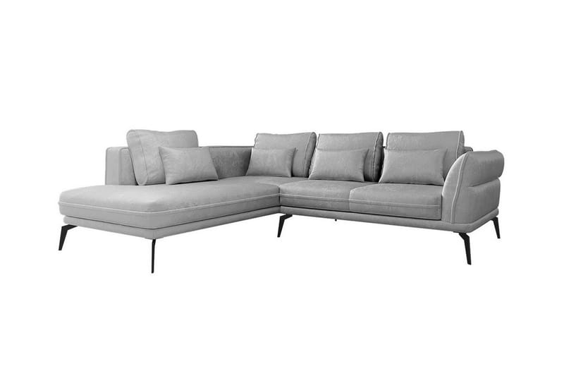Graystone 4-sits Hörnbäddsoffa Ljusgrå - Möbler - Vardagsrum - Bäddsoffor - Hörnbäddsoffa