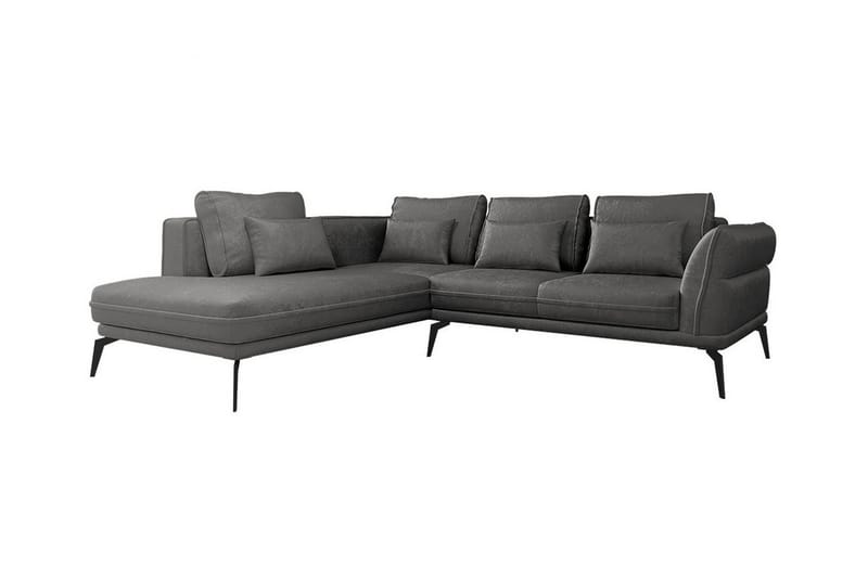 Graystone 4-sits Hörnbäddsoffa Mörkgrå - Möbler - Vardagsrum - Bäddsoffor - Hörnbäddsoffa