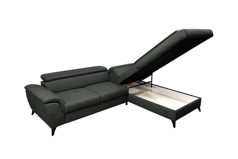 Graystone 4-sits Hörnbäddsoffa Mörkgrå - Möbler - Vardagsrum - Bäddsoffor