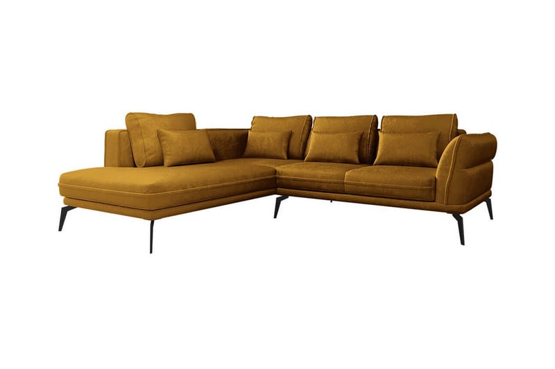 Graystone 4-sits Hörnbäddsoffa Mörkgul - Möbler - Vardagsrum - Bäddsoffor - Hörnbäddsoffa