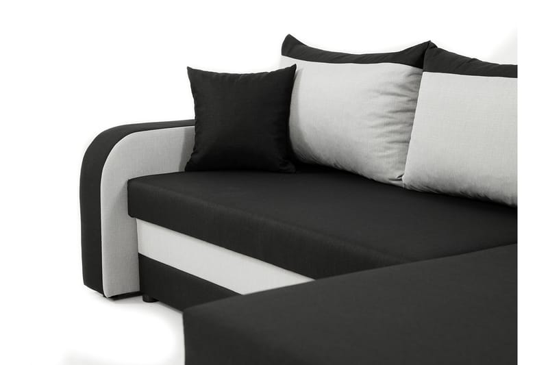 GUDDARP 3-sits Hörnbäddsoffa Universal Brun/Beige - Möbler - Vardagsrum - Bäddsoffor