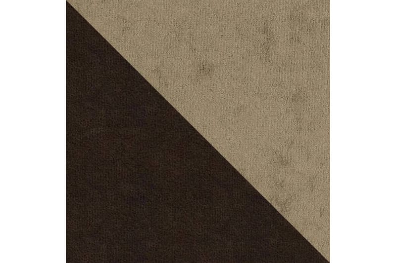 GUDDARP 4-sits Bäddsoffa med Dubbeldivan Sammet/Brun/Beige - Möbler - Vardagsrum - Bäddsoffor - U bäddsoffa