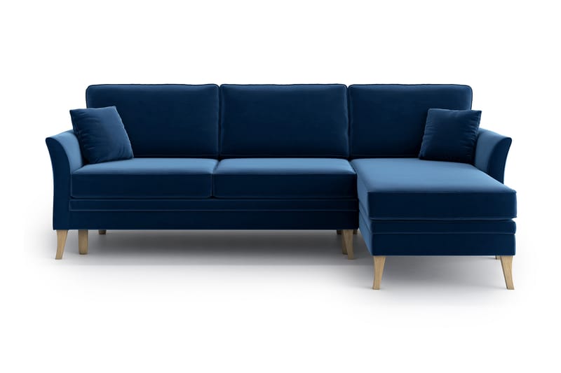 HÄLLEVIK Bäddsoffa med Divan Blå - Möbler - Vardagsrum - Bäddsoffor