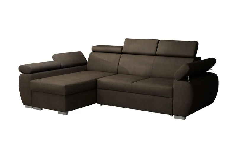 Halliday Hörnsoffa Vänster - Brun - Möbler - Vardagsrum - Bäddsoffor