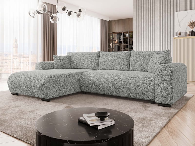 Handda 3-sits Bäddsoffa med divan - grå - Möbler - Vardagsrum - Bäddsoffor - Hörnbäddsoffa
