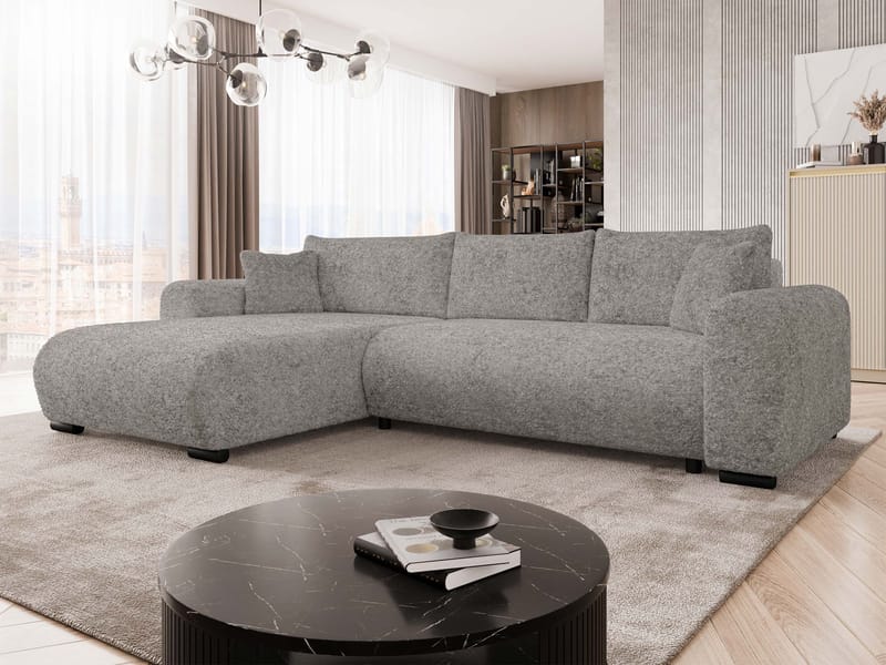 Handda 3-sits Bäddsoffa med divan - grå - Möbler - Vardagsrum - Bäddsoffor - Hörnbäddsoffa