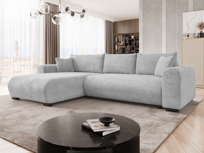 Handda 3-sits Bäddsoffa med divan - grå - Möbler - Vardagsrum - Bäddsoffor - Hörnbäddsoffa