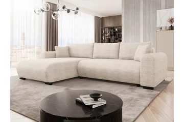 Handda Bäddsoffa m. Divan 3-sits - Beige - Möbler - Vardagsrum - Bäddsoffor