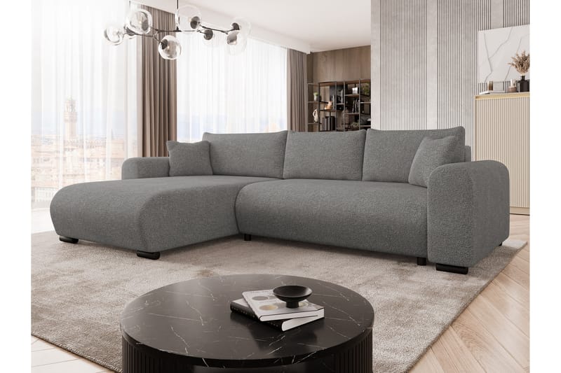 Handda Bäddsoffa med Divan 3-sits - Grå - Möbler - Vardagsrum - Bäddsoffor