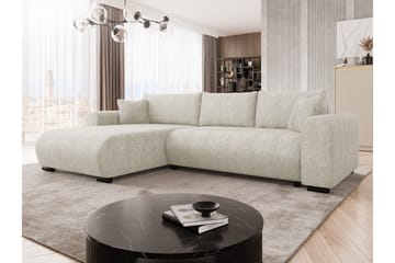 Handda Bäddsoffa med Divan 3-sits i Bouclé - Beige - Möbler - Vardagsrum - Bäddsoffor