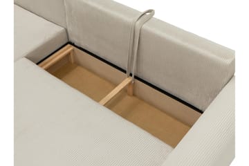 Handda Bäddsoffa med Divan 3-sits i Bouclé - Grå - Möbler - Vardagsrum - Bäddsoffor