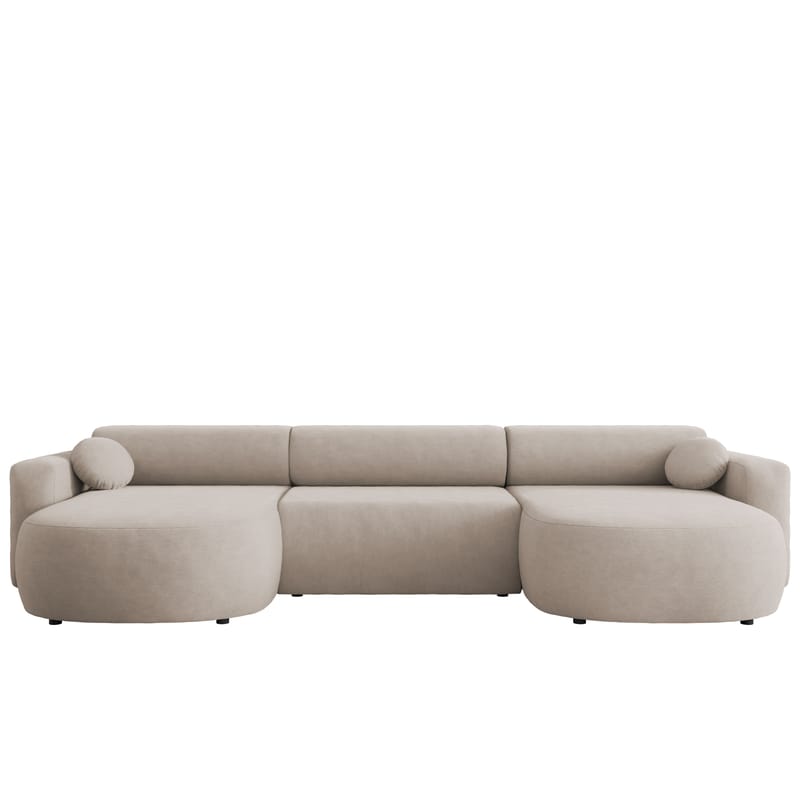 Hanish Bäddsoffa Dubbeldivan 5-sits - Beige - Möbler - Vardagsrum - Bäddsoffor - U bäddsoffa