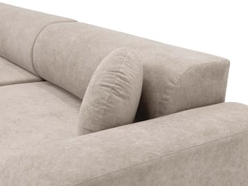 Hanish Bäddsoffa Dubbeldivan 5-sits - Grå - Möbler - Vardagsrum - Bäddsoffor - U bäddsoffa