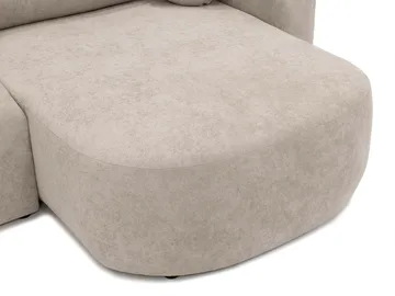 Hanish Bäddsoffa Dubbeldivan 5-sits - Vit - Möbler - Vardagsrum - Bäddsoffor - U bäddsoffa
