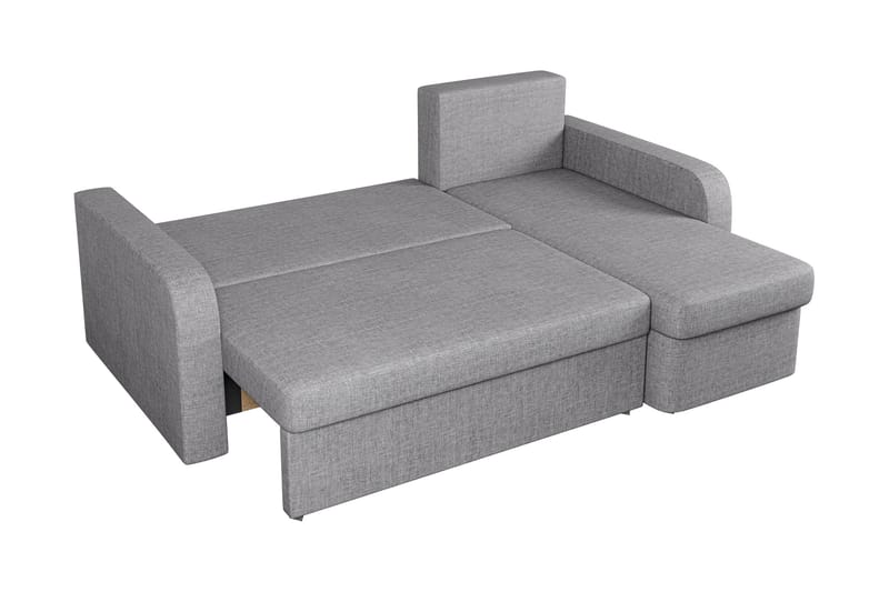 Hardev Bäddsoffa med Divan 3-sits - Grå - Möbler - Vardagsrum - Bäddsoffor