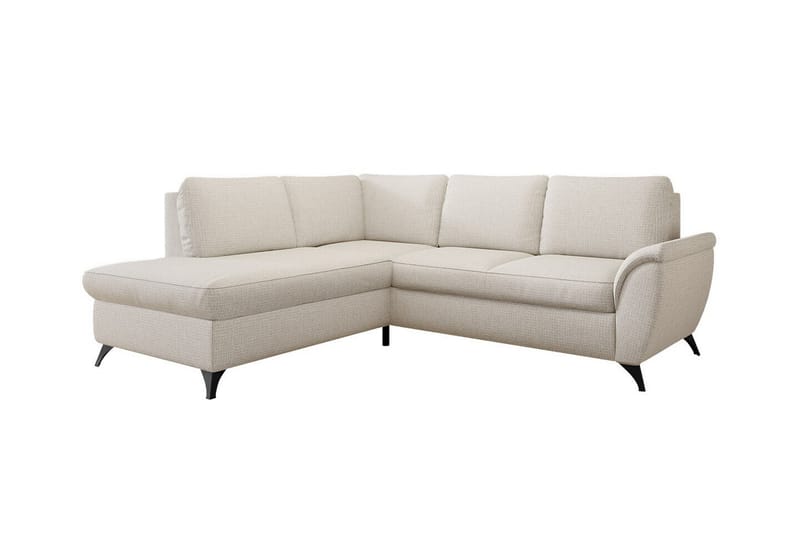 Hereford 3-sits Hörnbäddsoffa Beige/Ljusbeige - Möbler - Vardagsrum - Bäddsoffor - Hörnbäddsoffa