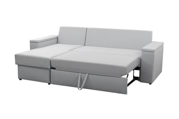 Herosa 3-sits Bäddsoffa med Divan med Förvaring - Blå/Grå - Möbler - Vardagsrum - Bäddsoffor