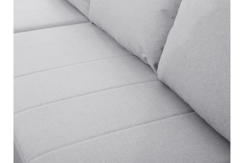 HERVAS 3-sits Bäddsoffa med Divan med Förvaring Grå/Grön - Möbler - Vardagsrum - Bäddsoffor