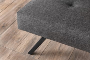 Hetalia 3-sits Längsbäddad Bäddsoffa 102x180 cm i Tyg - Mörkgrå - Möbler - Vardagsrum - Bäddsoffor