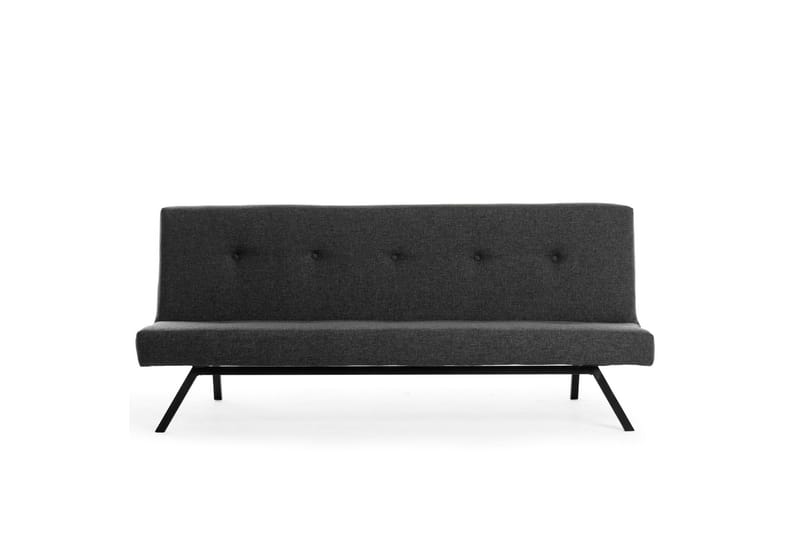 Hetalia 3-sits Längsbäddad Bäddsoffa 102x180 cm i Tyg - Mörkgrå - Möbler - Vardagsrum - Bäddsoffor