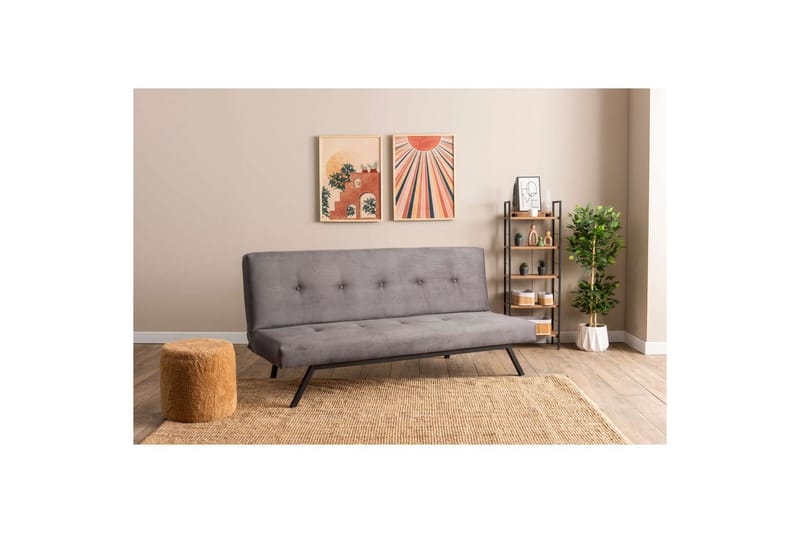 Hetalia Bäddsoffa 3-sits - Grå - Möbler - Vardagsrum - Bäddsoffor