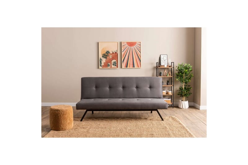 Hetalia Bäddsoffa 3-sits - Grå - Möbler - Vardagsrum - Bäddsoffor