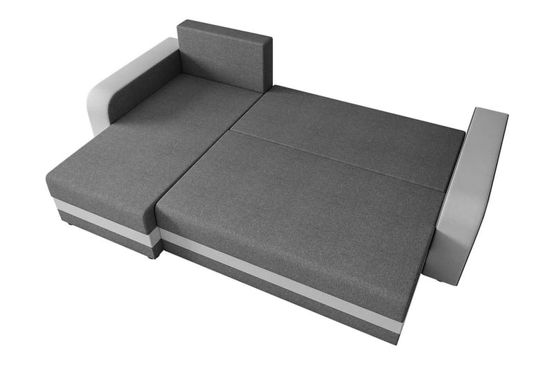 Hewlet 3-sits Divanbäddsoffa Vänster - Grå - Möbler - Vardagsrum - Bäddsoffor