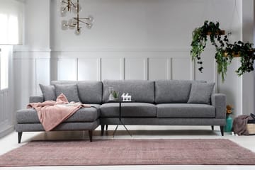 Hilari Bäddsoffa med Divan Vänster - Grå - Möbler - Vardagsrum - Bäddsoffor