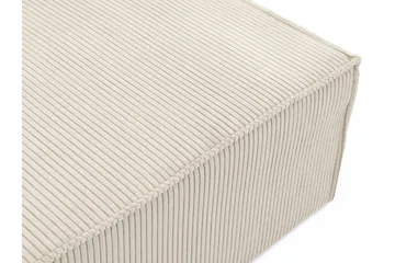 Hobson Bäddsoffa med Divan 3-sits i Plysch - Grå - Möbler - Vardagsrum - Bäddsoffor