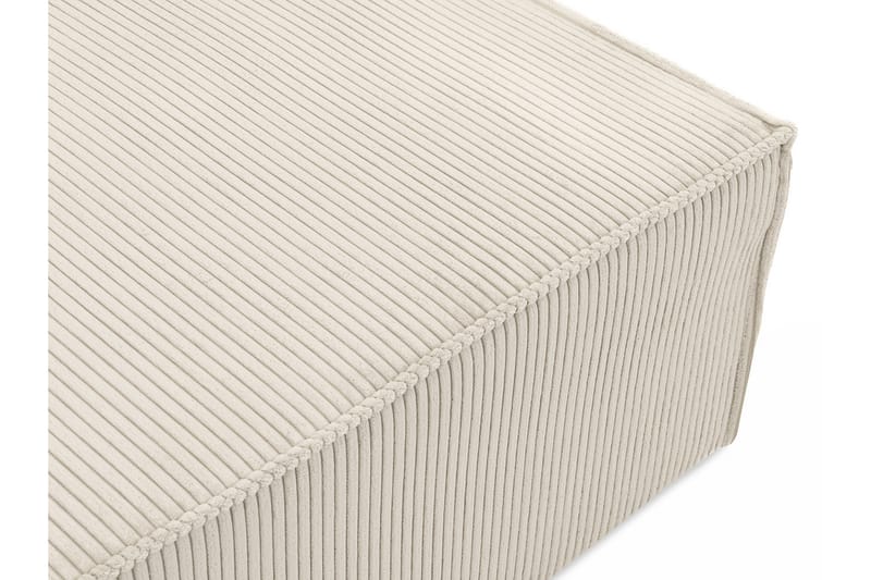 Hobson Bäddsoffa med Divan 3-sits i Plysch - Grå - Möbler - Vardagsrum - Bäddsoffor