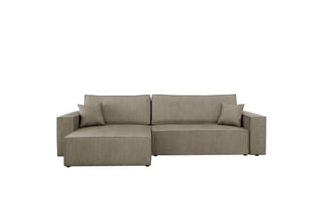 Hobson Bäddsoffa med Divan 3-sits i Plysch