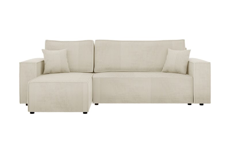 Hobson Bäddsoffa med Divan 3-sits i Plysch - Brun - Möbler - Vardagsrum - Bäddsoffor