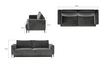 Hopland 4-sits Bäddsoffa - Beige - Möbler - Vardagsrum - Bäddsoffor - 4-sits bäddsoffa