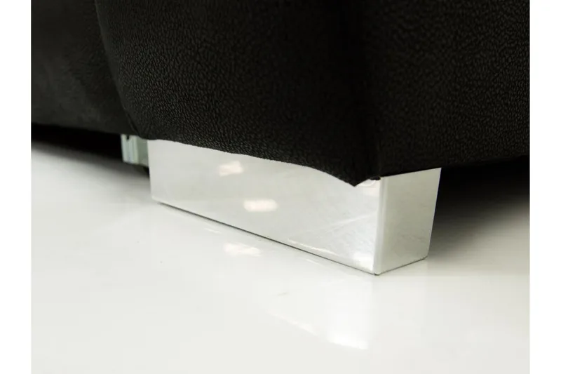 3-sits Hörnbäddsoffa Cerys Mini - Läder/Grön - Möbler - Vardagsrum - Bäddsoffor - Bäddsoffa divan