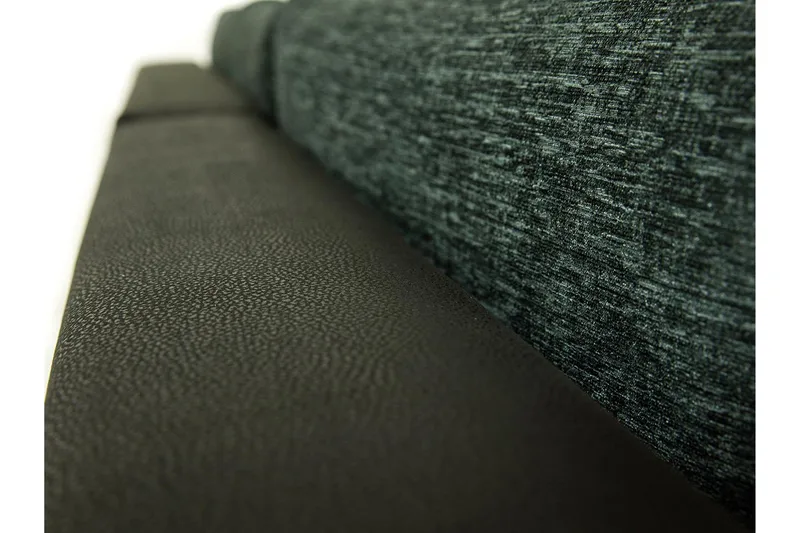 3-sits Hörnbäddsoffa Cerys Mini - Läder/Grön - Möbler - Vardagsrum - Bäddsoffor - Bäddsoffa divan