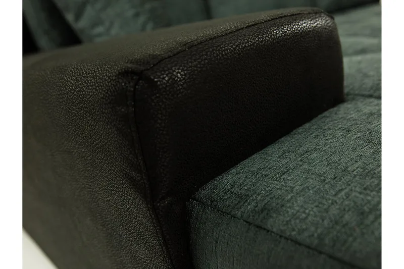 3-sits Hörnbäddsoffa Cerys Mini - Läder/Röd - Möbler - Vardagsrum - Bäddsoffor - Hörnbäddsoffa