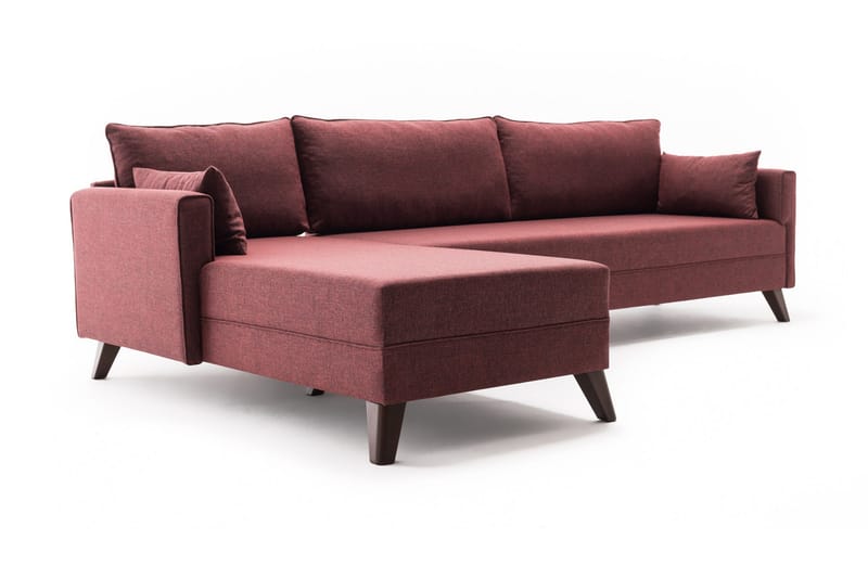 Antigua Divanbäddsoffa Vänster - Röd - Möbler - Vardagsrum - Bäddsoffor - Hörnbäddsoffa