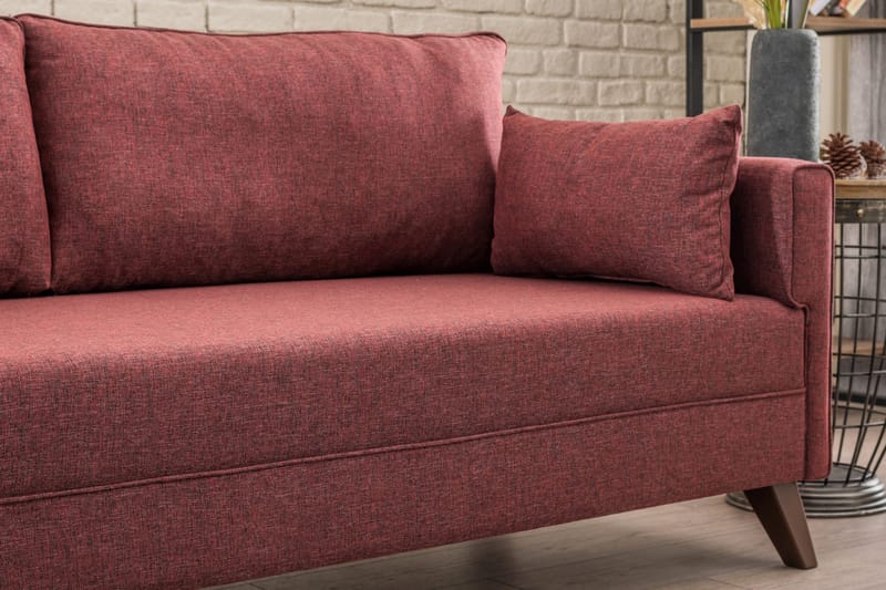 Antigua Divanbäddsoffa Vänster - Röd - Möbler - Vardagsrum - Bäddsoffor - Hörnbäddsoffa