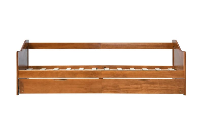 Bäddsoffa ram furu honungsbrun 90x200 cm - Brun - Möbler - Vardagsrum - Bäddsoffor - Hörnbäddsoffa