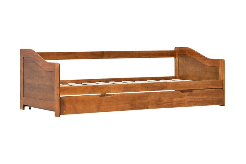 Bäddsoffa ram furu honungsbrun 90x200 cm - Brun - Möbler - Vardagsrum - Bäddsoffor - Hörnbäddsoffa