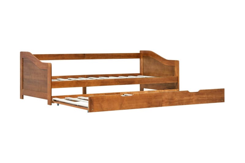 Bäddsoffa ram furu honungsbrun 90x200 cm - Brun - Möbler - Vardagsrum - Bäddsoffor - Hörnbäddsoffa
