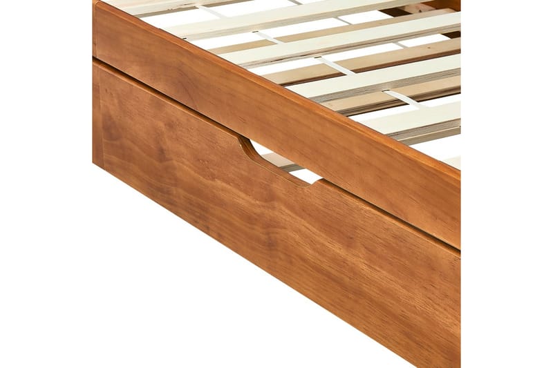 Bäddsoffa ram furu honungsbrun 90x200 cm - Brun - Möbler - Vardagsrum - Bäddsoffor - Hörnbäddsoffa